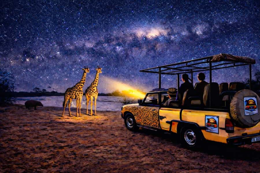 Victoria Falls: Bush Experience and Stargazing D-F-ES-GB - Leaving Victoria Falls after dark