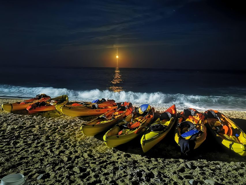 Villajoyosa: Moonlight kayaking and dinner under the stars - La Caleta gives you time to swim