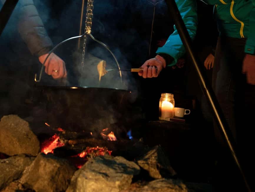 Zermatt: Outdoor fondue "group experience under the stars" - Fondue in the forest, not another village restaurant